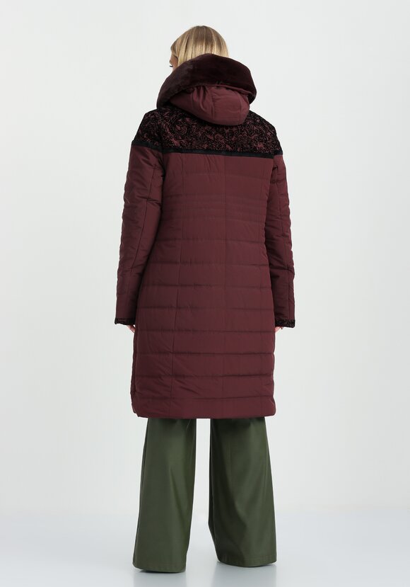 Куртка с принтом из флока шир.  580, рис. 17