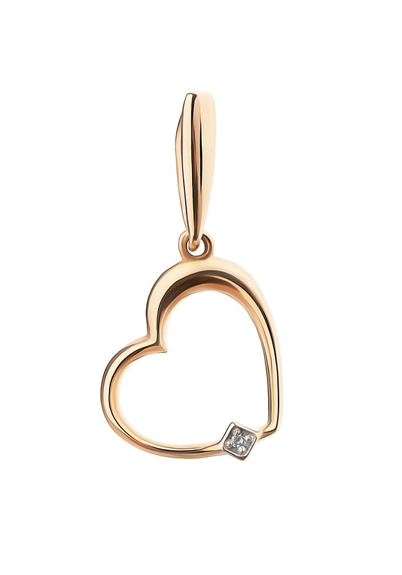 Серебряная подвеска  Счастье шир.  580, рис. 1