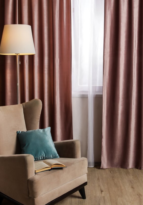 Портьера из велюра Танго шир.  580, рис. 1