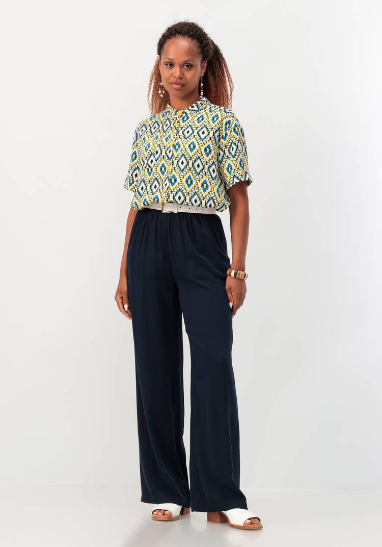 Брюки на резинке свободного силуэта шир.  750, рис. 8