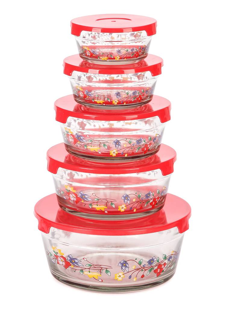 Набор стеклянных салатников 5 шт. шир.  750, рис. 5