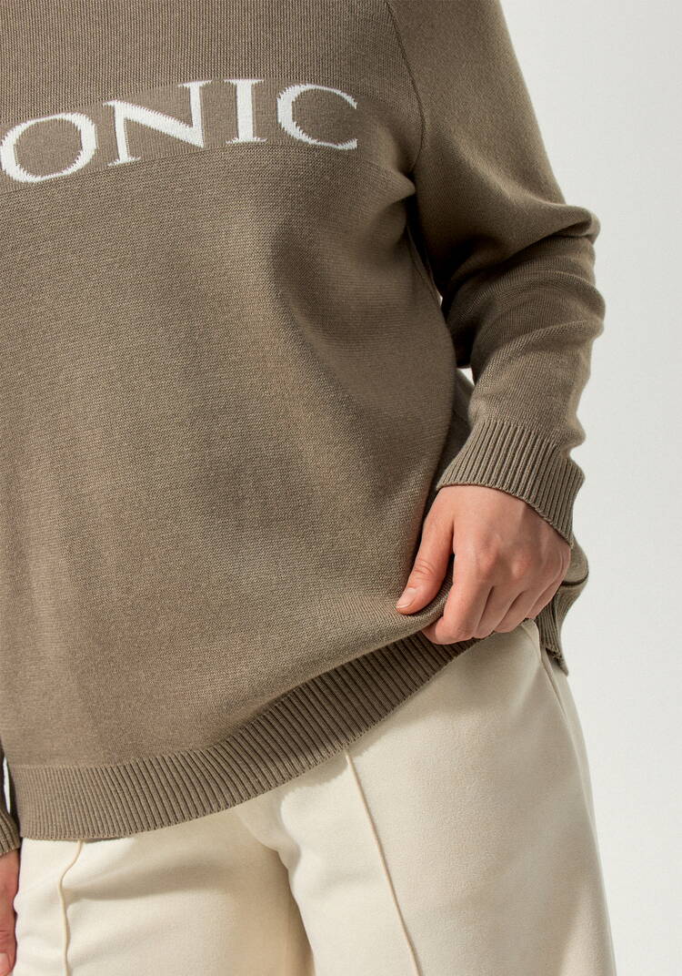 Джемпер с леттерингом шир.  750, рис. 6