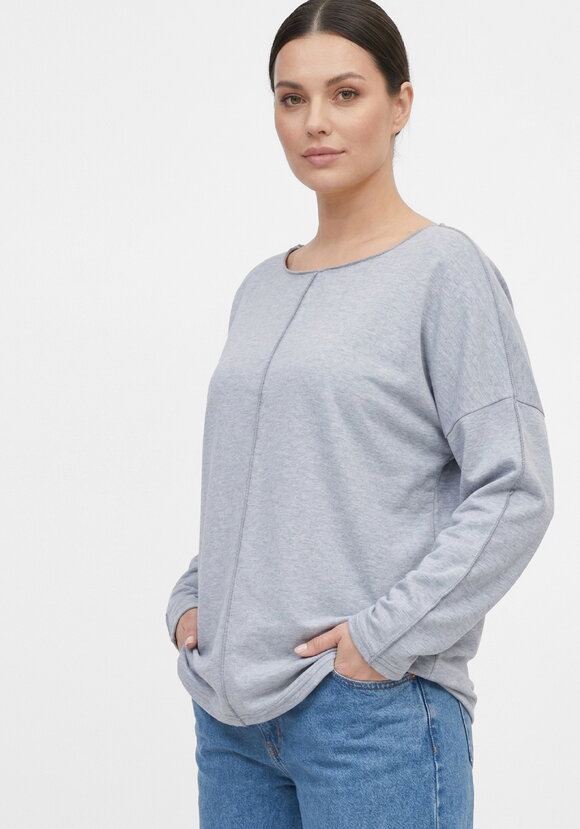 Лонгслив со спущенным плечом и оверлоком шир.  580, рис. 5