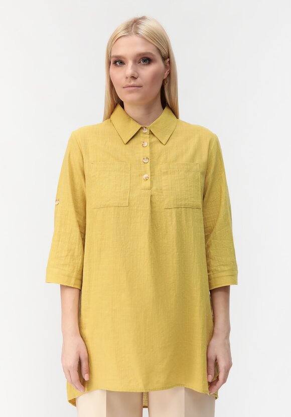 Туника с декоративными пуговицами Тина шир.  580, рис. 17