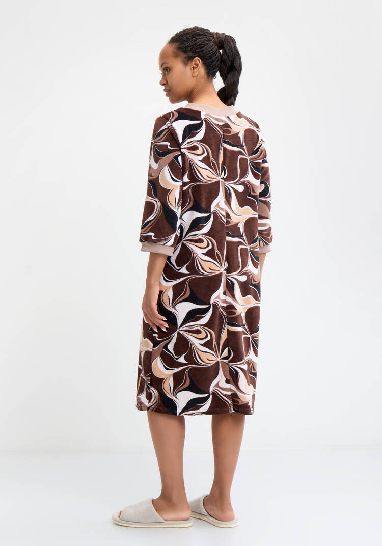 Халат велюровый Эстер шир.  750, рис. 3