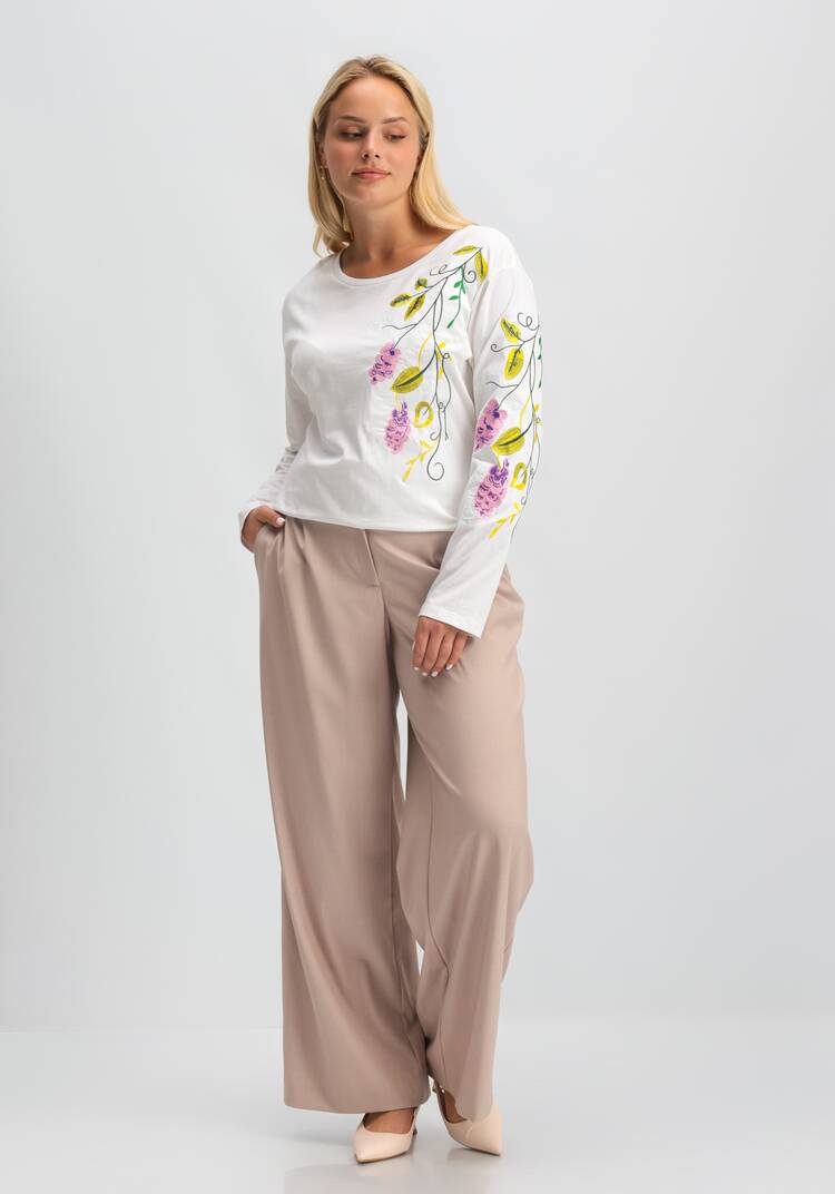 Лонгслив с вышивкой шир.  750, рис. 8