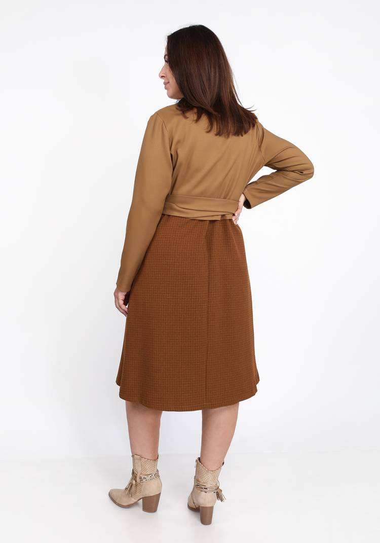 Платье с укороченным жакетом на запах шир.  750, рис. 9