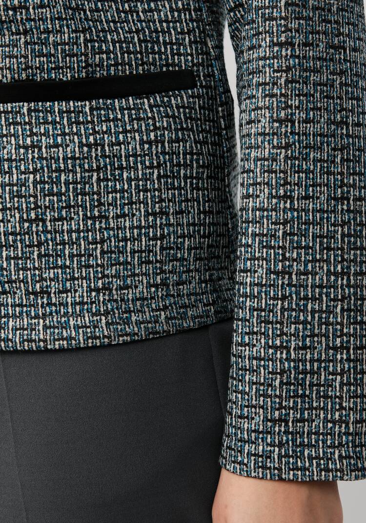 Пиджак укороченный прямого кроя на пуговицах шир.  750, рис. 14