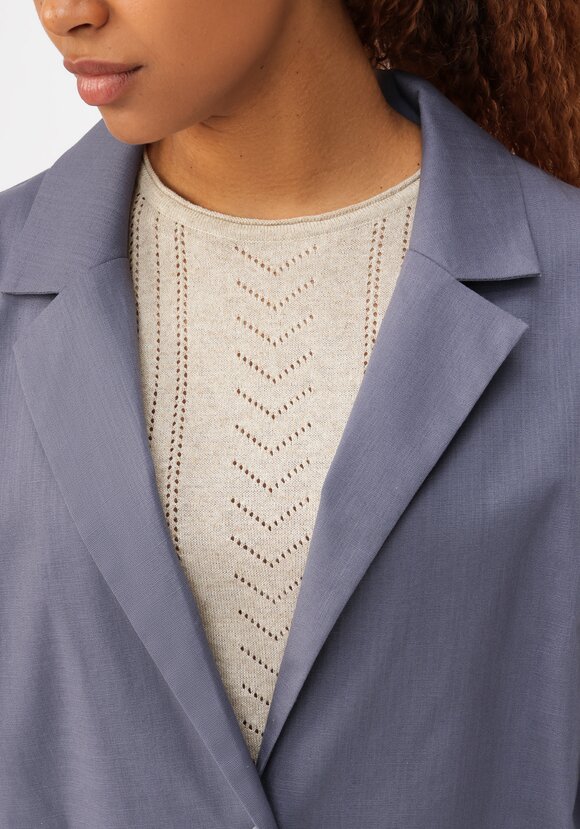 Пиджак изо льна однобортный шир.  580, рис. 20