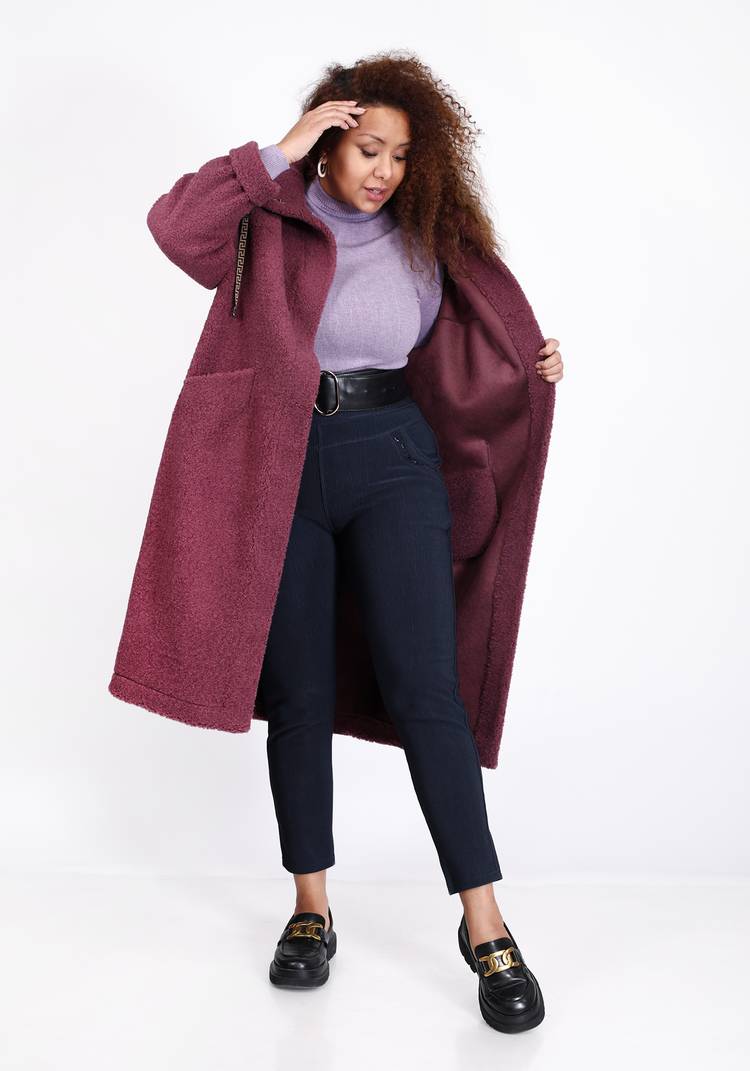 Пальто из шерсти мериноса с капюшоном шир.  750, рис. 3