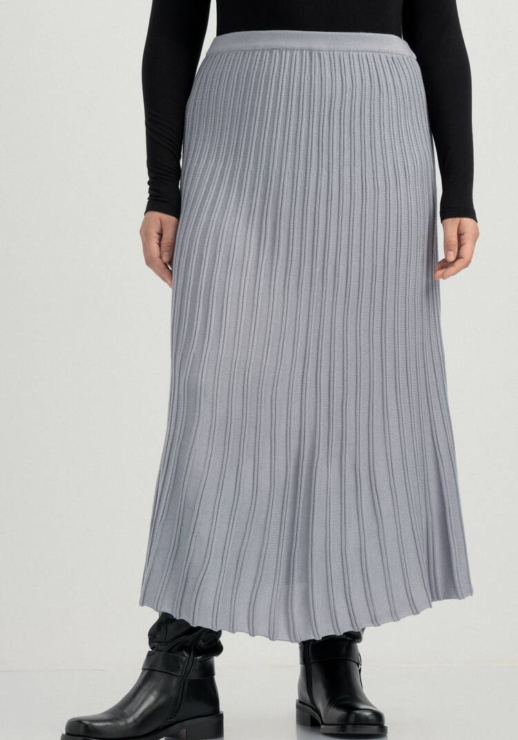 Юбка A-образного силуэта с имитацией плиссе шир.  750, рис. 20