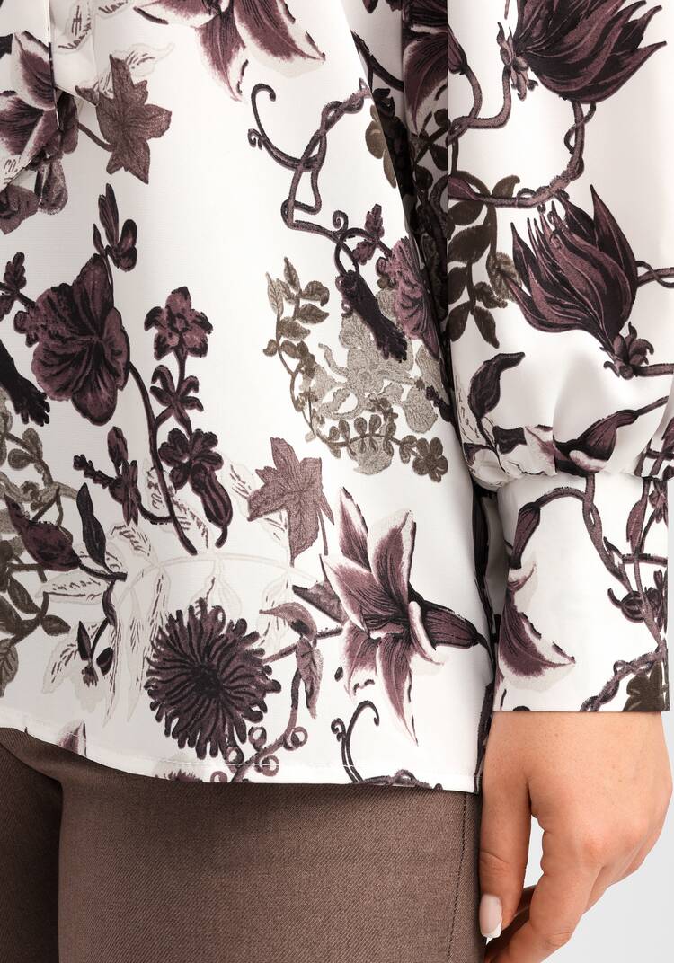 Блуза с бантом на воротнике шир.  750, рис. 7