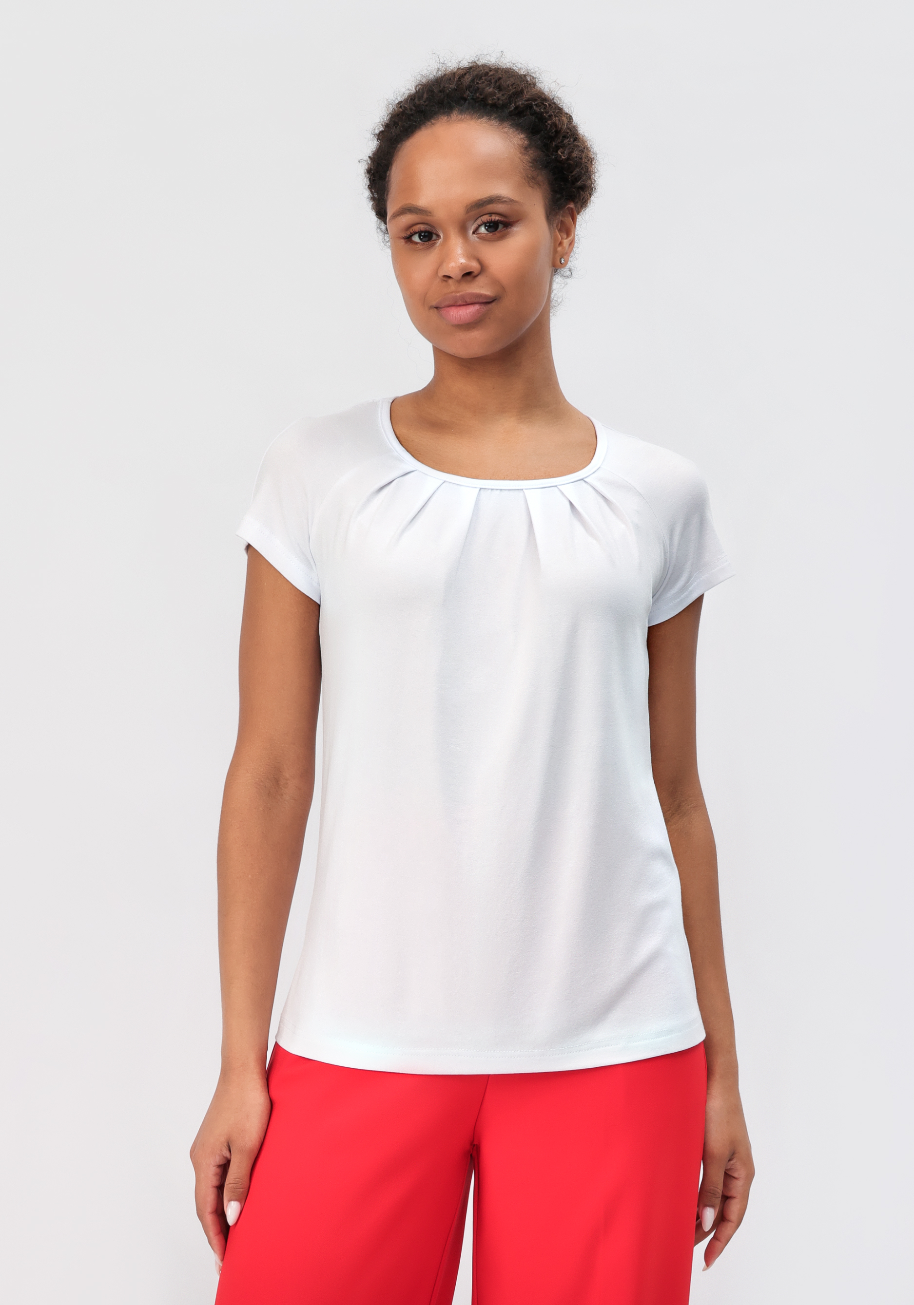 Блуза "Мариэль" Синель, цвет белый, размер 52 - фото 4