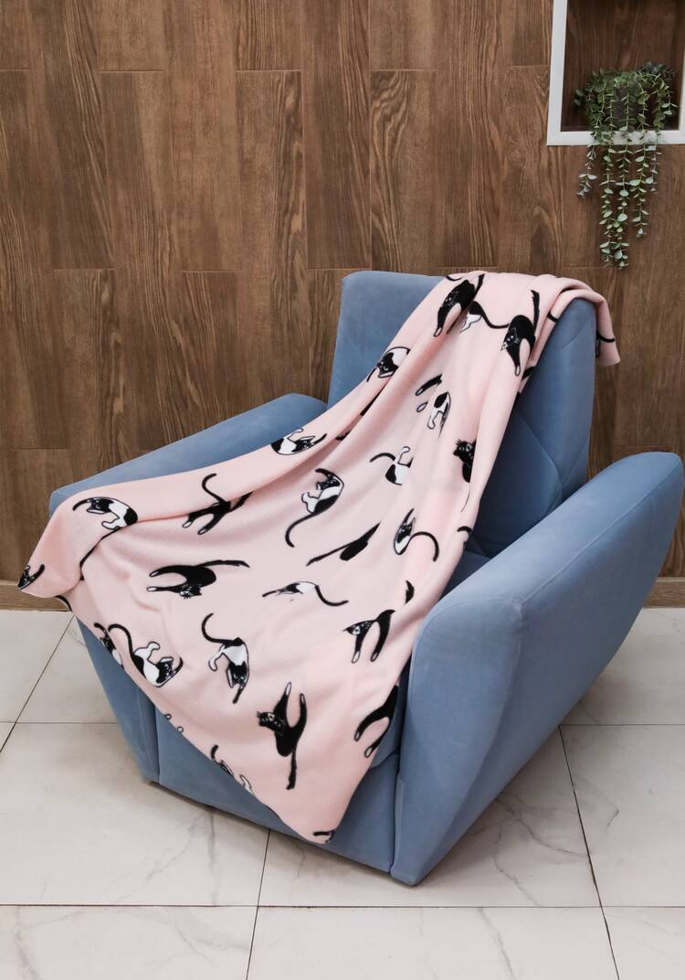 Комплект пледов Кошки, 2 шт. шир.  750, рис. 2