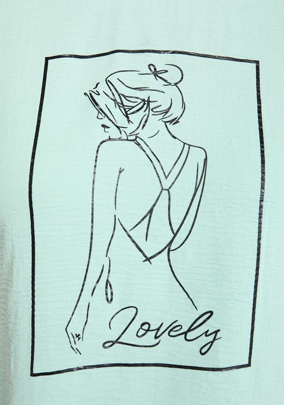 Блуза Романтическая поездка шир.  580, рис. 2