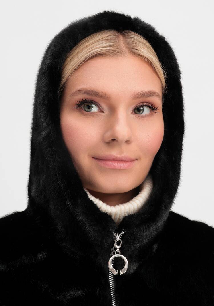 Пальто из экомеха шир.  750, рис. 5