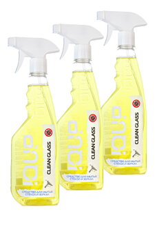 Средство для мытья стёкол и зеркал, 3 шт.