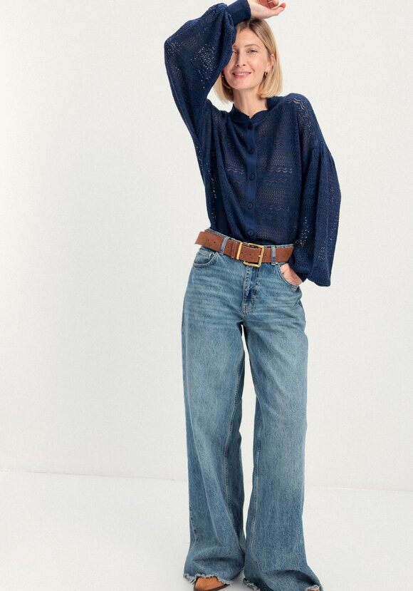 Блуза женская с пышным рукавом шир.  580, рис. 32