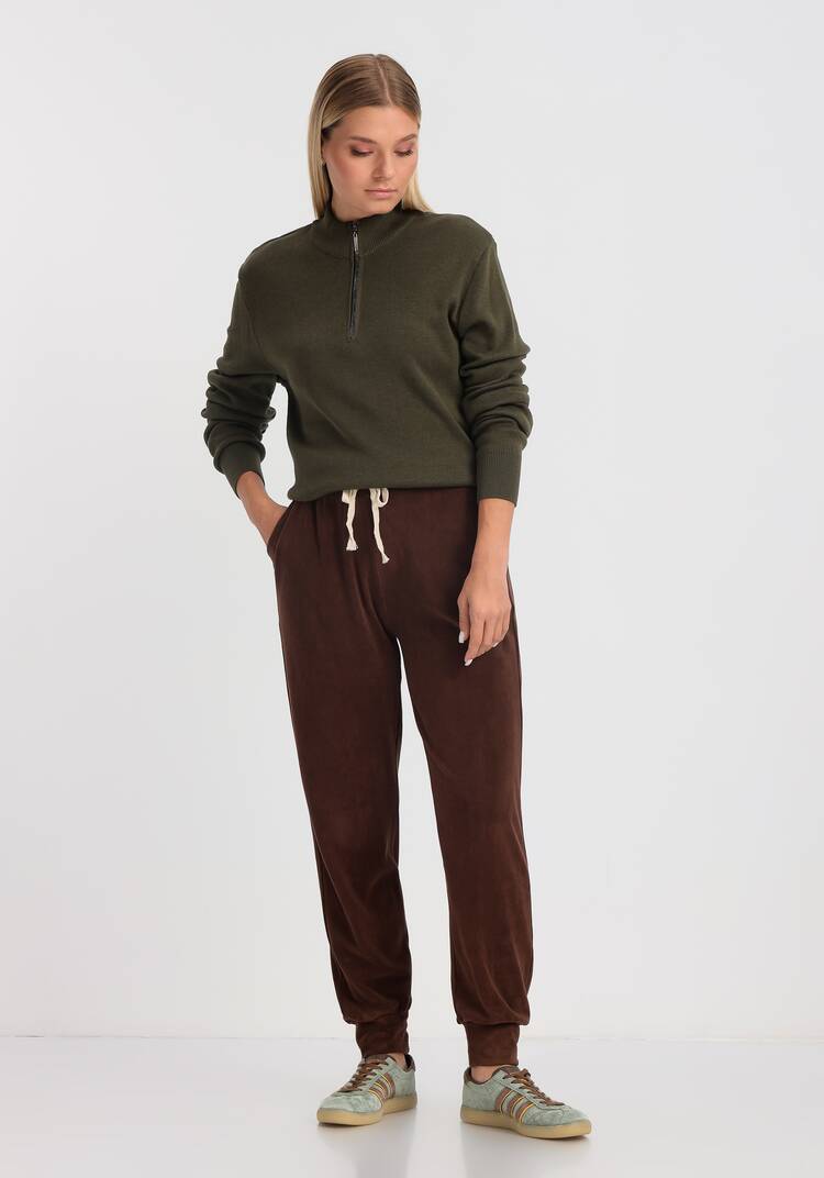 Брюки велюровые Берта шир.  750, рис. 7