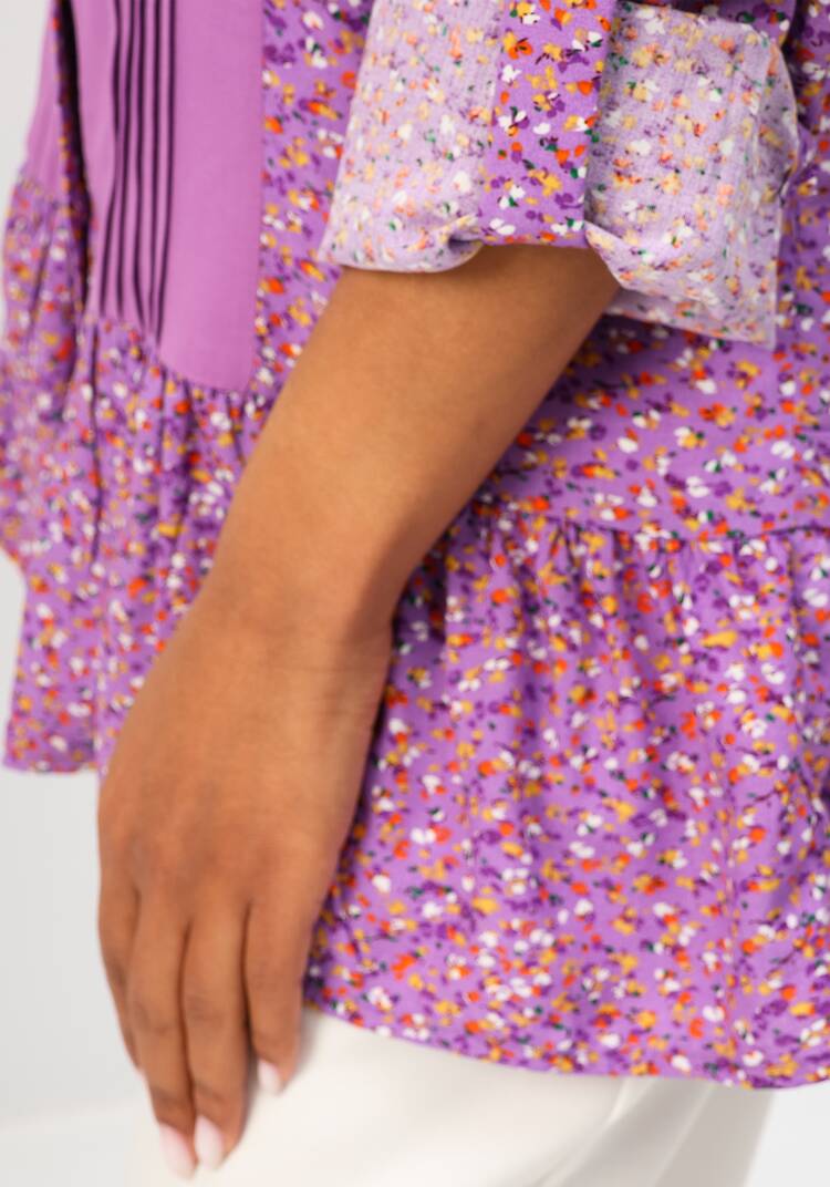 Блуза со складками впереди шир.  750, рис. 21