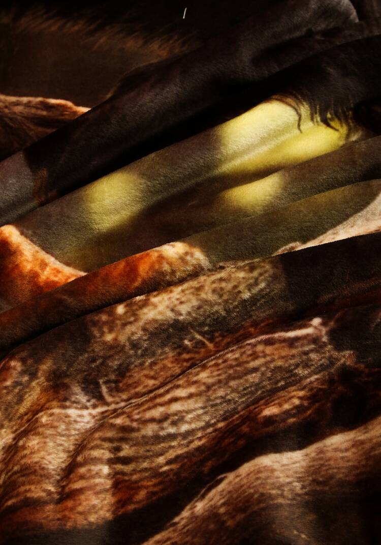 Плед-покрывало с принтом шир.  750, рис. 6