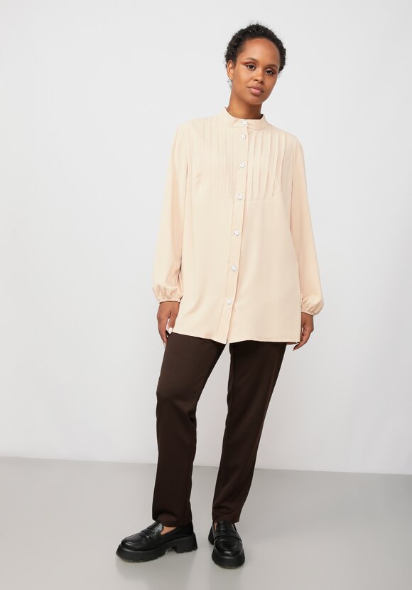 Блуза со складками по груди шир.  580, рис. 7