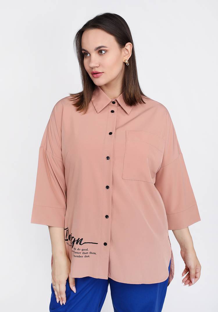 Блуза Мелодичное соло шир.  750, рис. 4