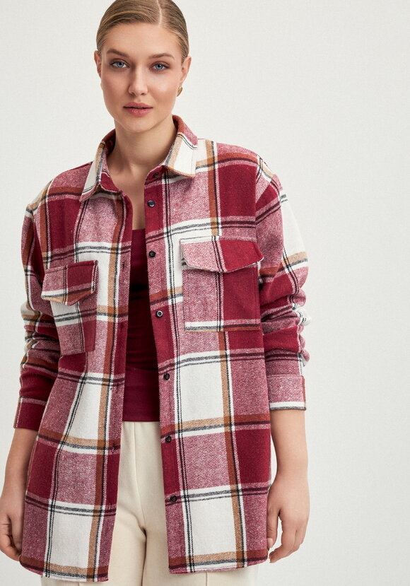 Рубашка фланелевая в клeтку шир.  580, рис. 9