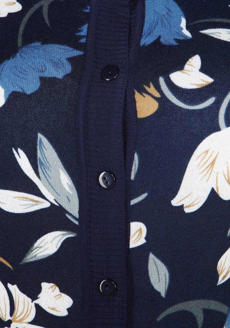 Кардиган Невероятное цветение шир.  750, рис. 14