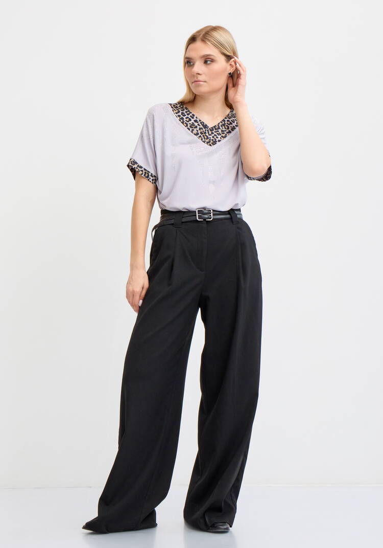 Блуза с леопардовым вырезом шир.  750, рис. 7