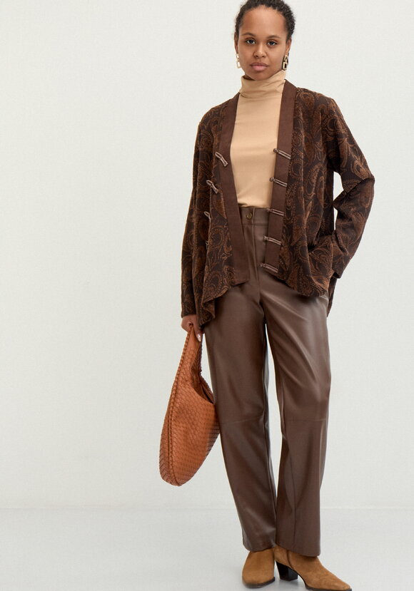 Кардиган из жаккардового трикотажа шир.  580, рис. 2