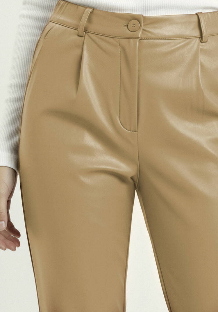 Брюки трикотажные с напылением под кожу шир.  750, рис. 21