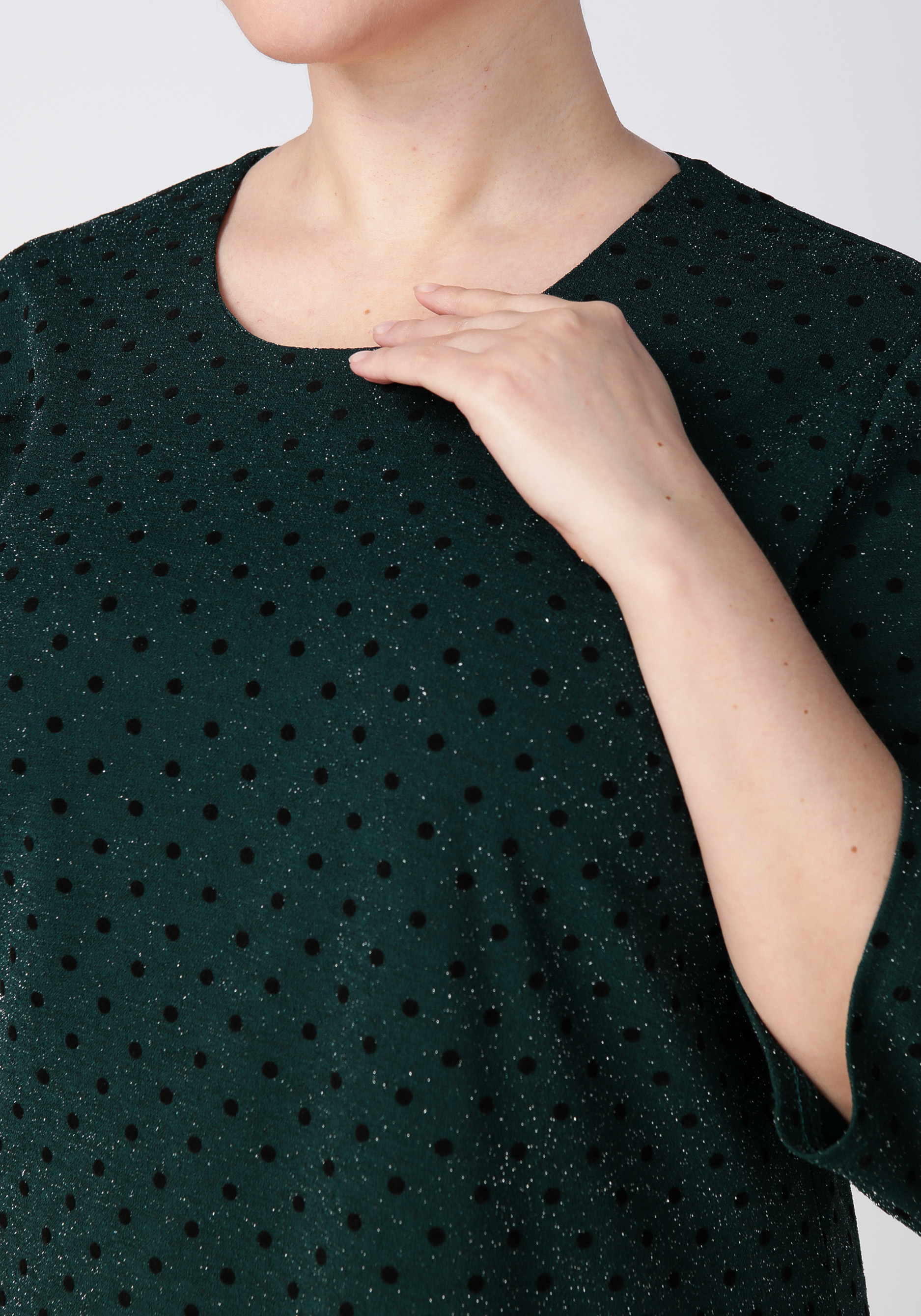 Платье женское «Лаура» LORICCI, цвет изумрудный, размер 50 - фото 5