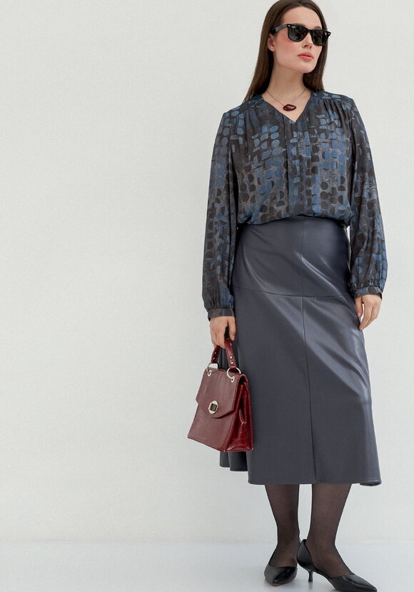 Блуза свободного кроя Омега шир.  580, рис. 2