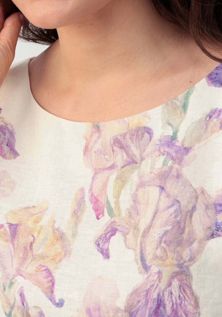 Блуза с удлиненной линией плеча Камилла шир.  750, рис. 11