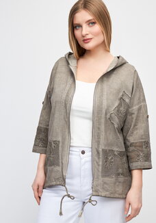 Пыльник на молнии с кaпюшоном