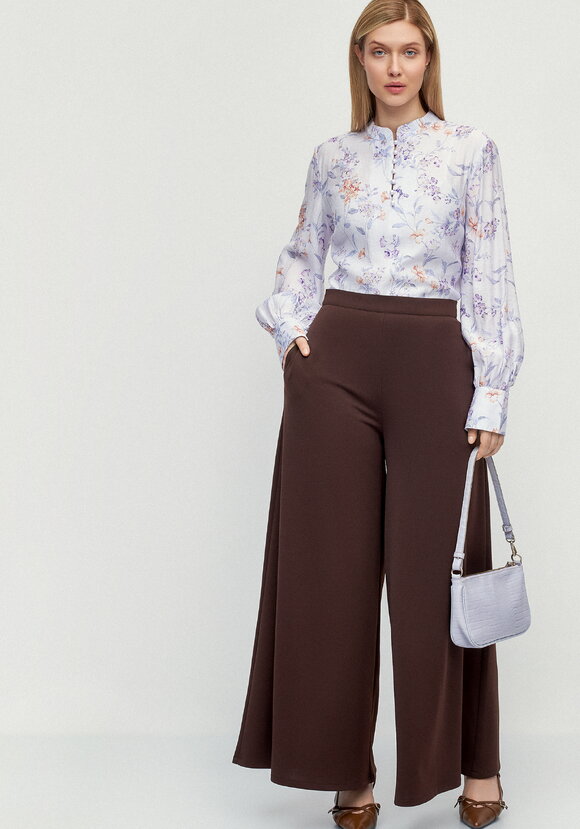 Блуза с жемчужными пуговицами Грейс шир.  580, рис. 8