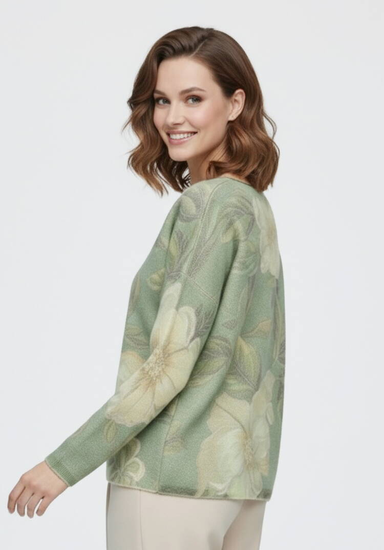 Джемпер с принтом Евдокия шир.  750, рис. 3