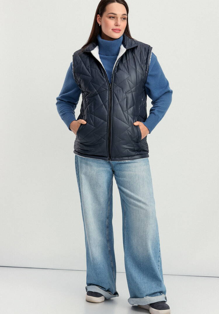 Жилет двусторонний стеганый шир.  750, рис. 17