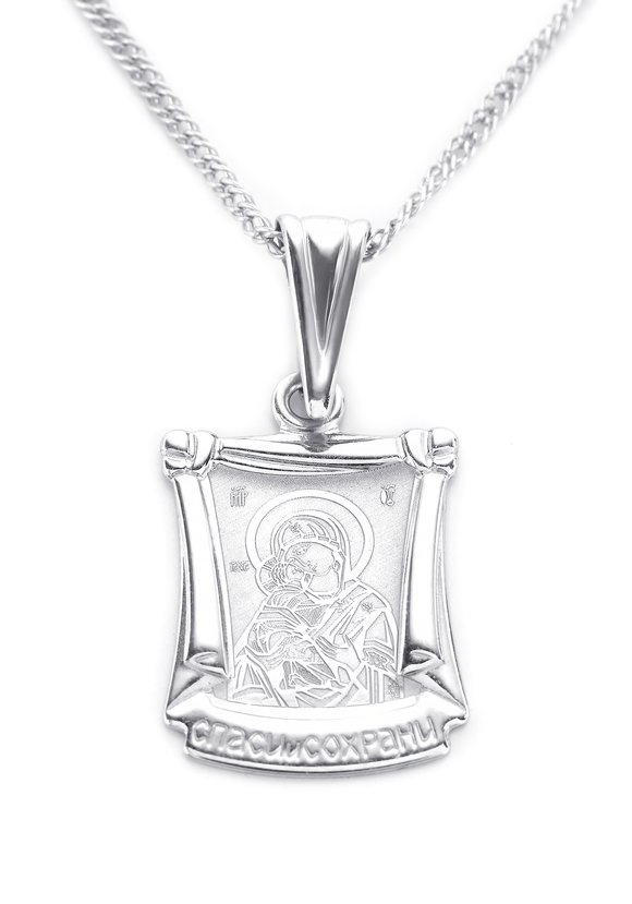 Цепь серебряная  Двойной ромб шир.  580, рис. 2