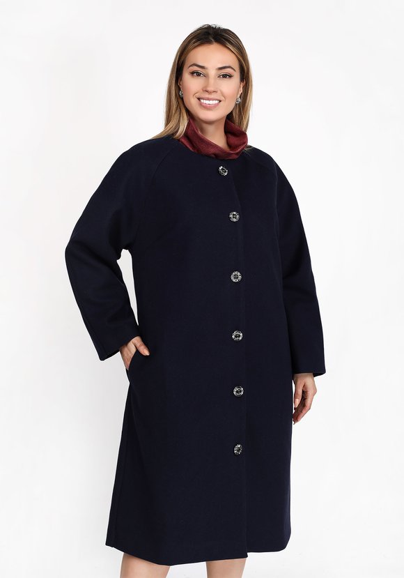 Пальто на пуговицах шир.  580, рис. 13