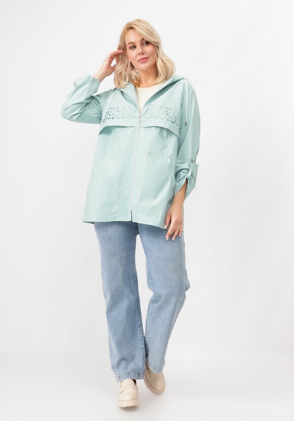 Ветровка с ажурной кокеткой шир.  580, рис. 17