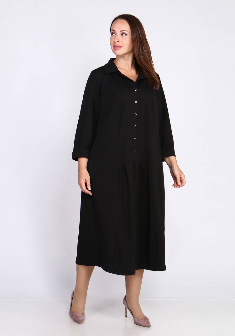 Платье-макси с английским воротником шир.  750, рис. 7