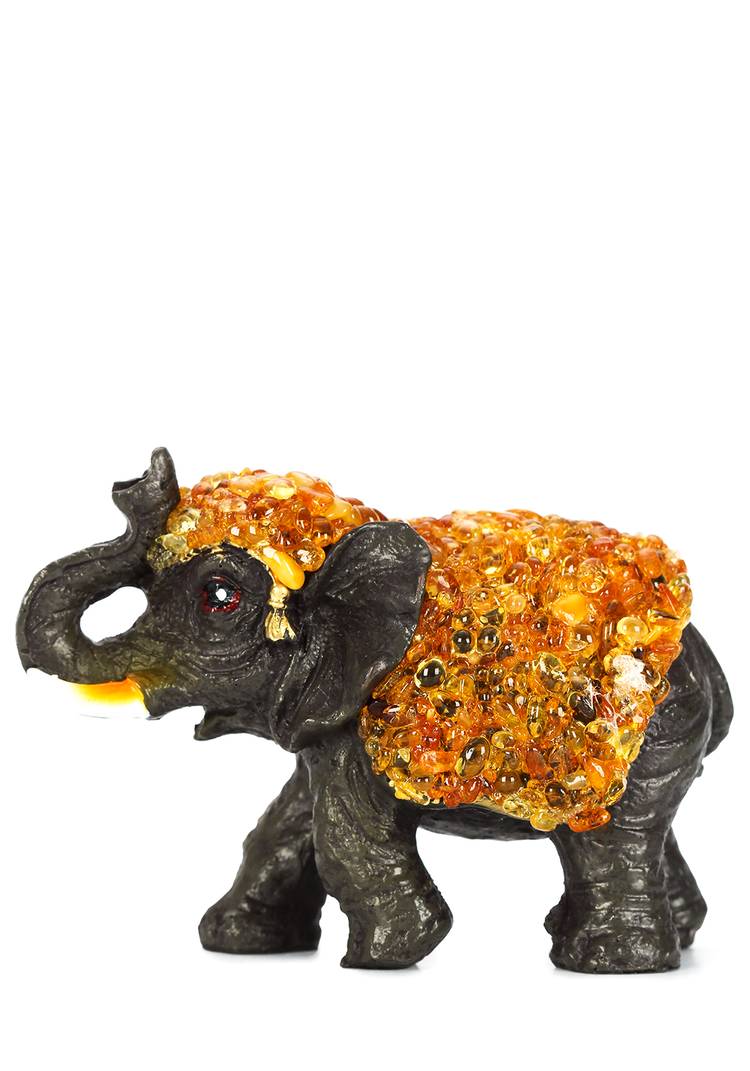 Статуэтка Янтарный слон шир.  750, рис. 2