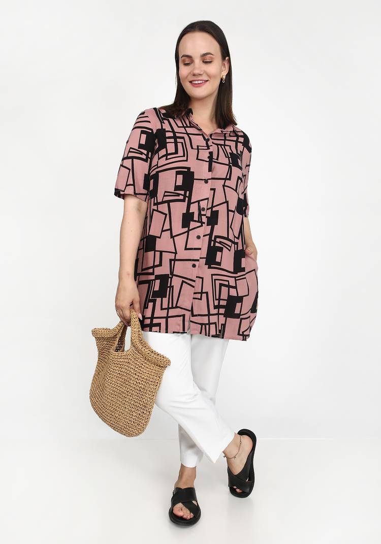 Блуза Городские приключения шир.  750, рис. 9