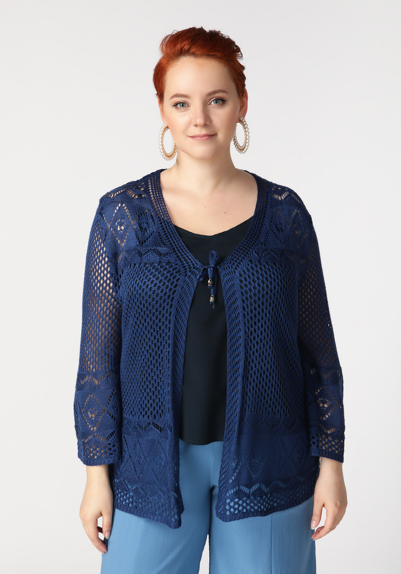 Кардиган «Ажурное сочетание»
