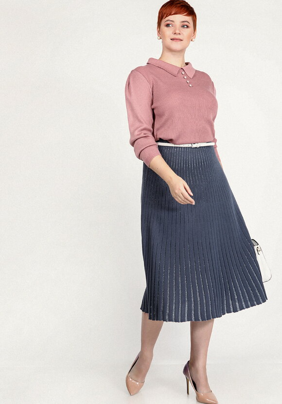 Юбка фактурная в вертикальную полоску шир.  580, рис. 1