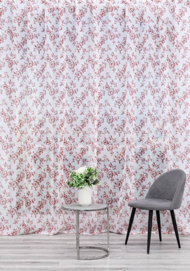 Тюль-имитация льна Розанна шир.  750, рис. 1