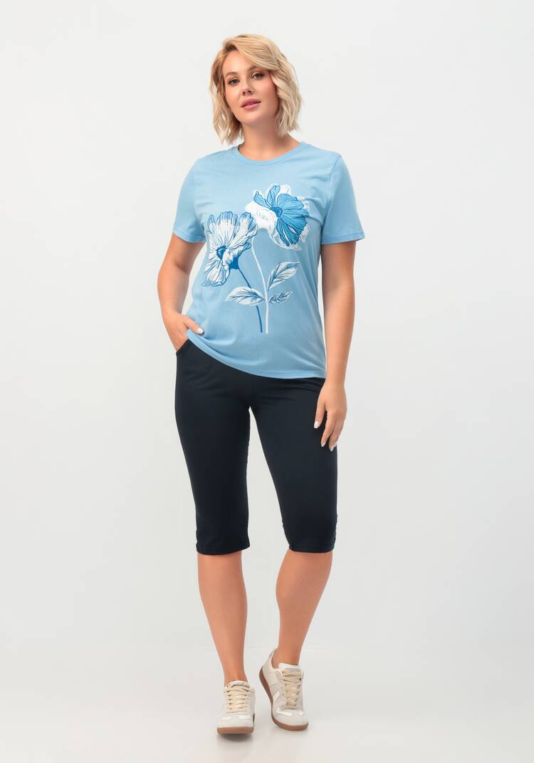 Костюм с принтом на футболке шир.  750, рис. 51