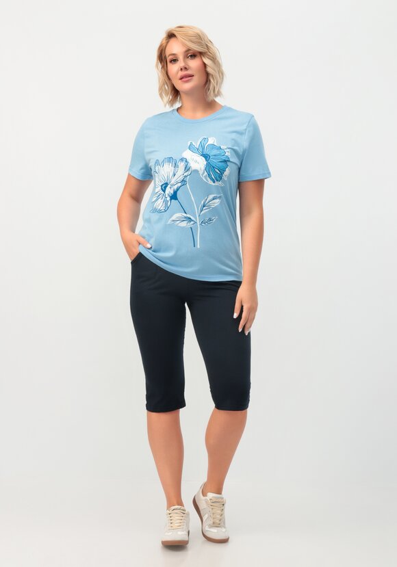 Костюм с принтом на футболке шир.  580, рис. 51